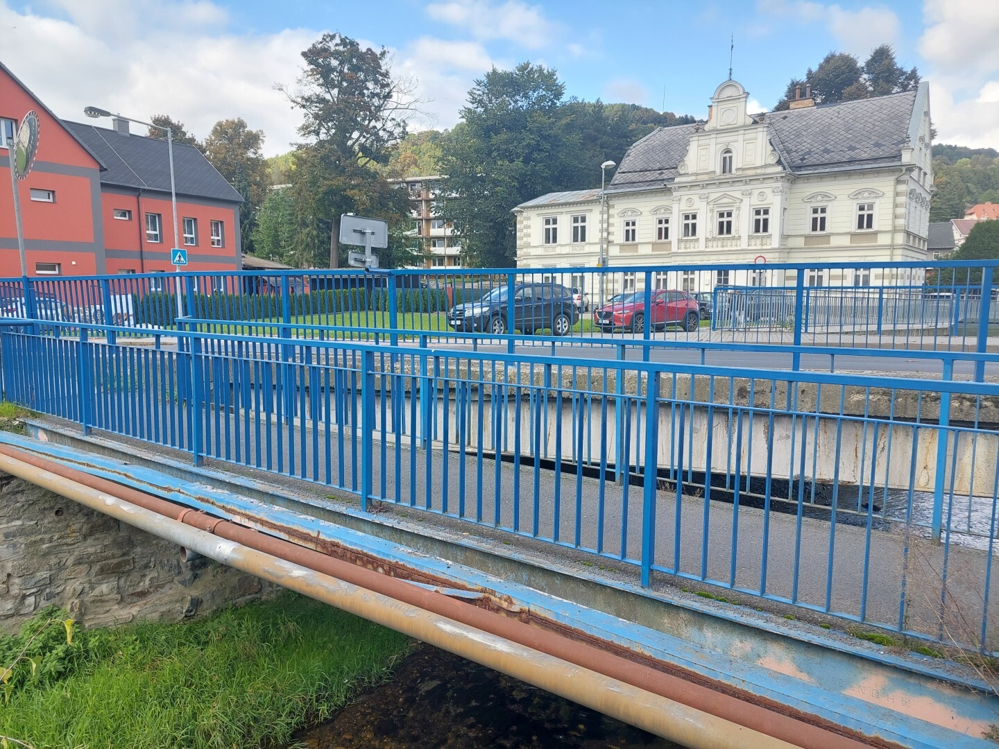 Lávka u Dalamánku před rekonstrukcí, zdroj: město Jeseník