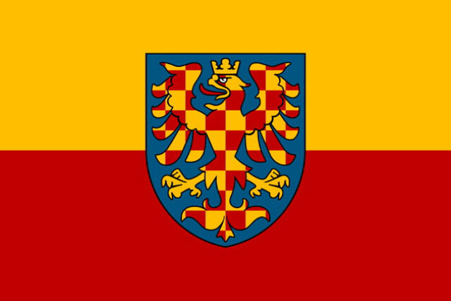 Vlajka Moravy; žluto-červená bikolóra
