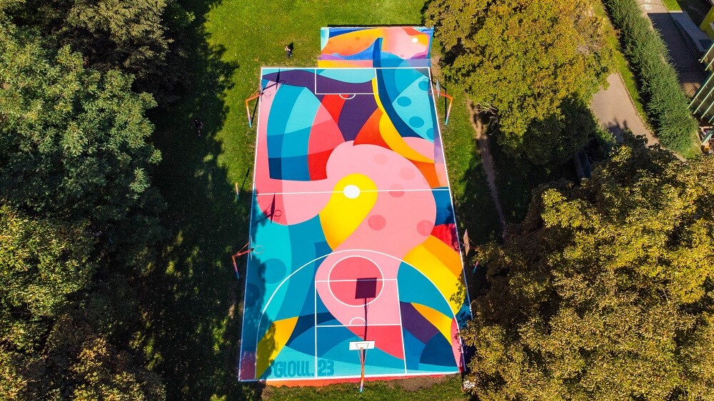 Hřiště Bieblova; zdroj: Street Art Festival