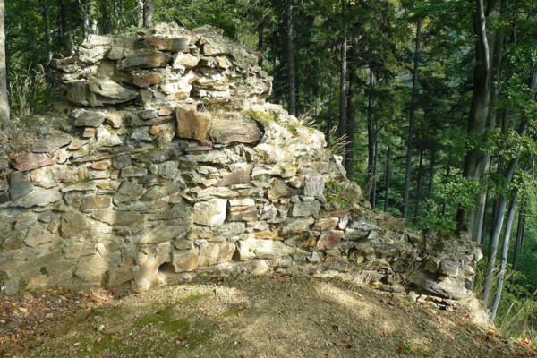 Zřícenina hradu Edelštejn, Zdroj: Kudyznudy.cz