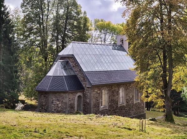 Aktuální stav kaple sv. Anny, zdroj: Mapy.cz