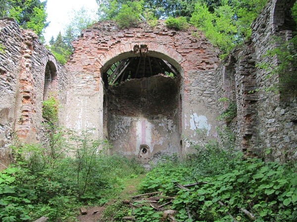 Původní stav kaple, zdroj: Mapy.cz