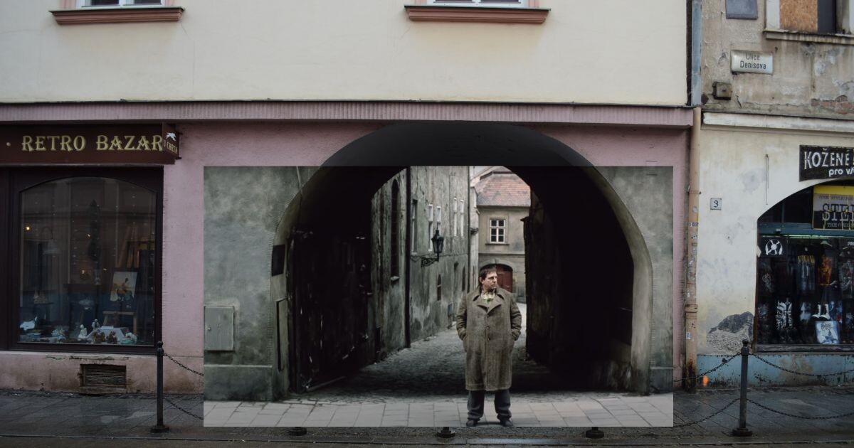 Vstup do Vodární ulice; zdroj: Olomoucký Report; Záhada hlavolamu