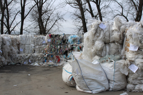 Materiál na výrobu granulátu; foto: Olomoucký Report