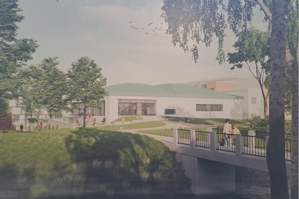 Vizualizace nové budovy Sokola; zdroj: TJ Sokol Olomouc