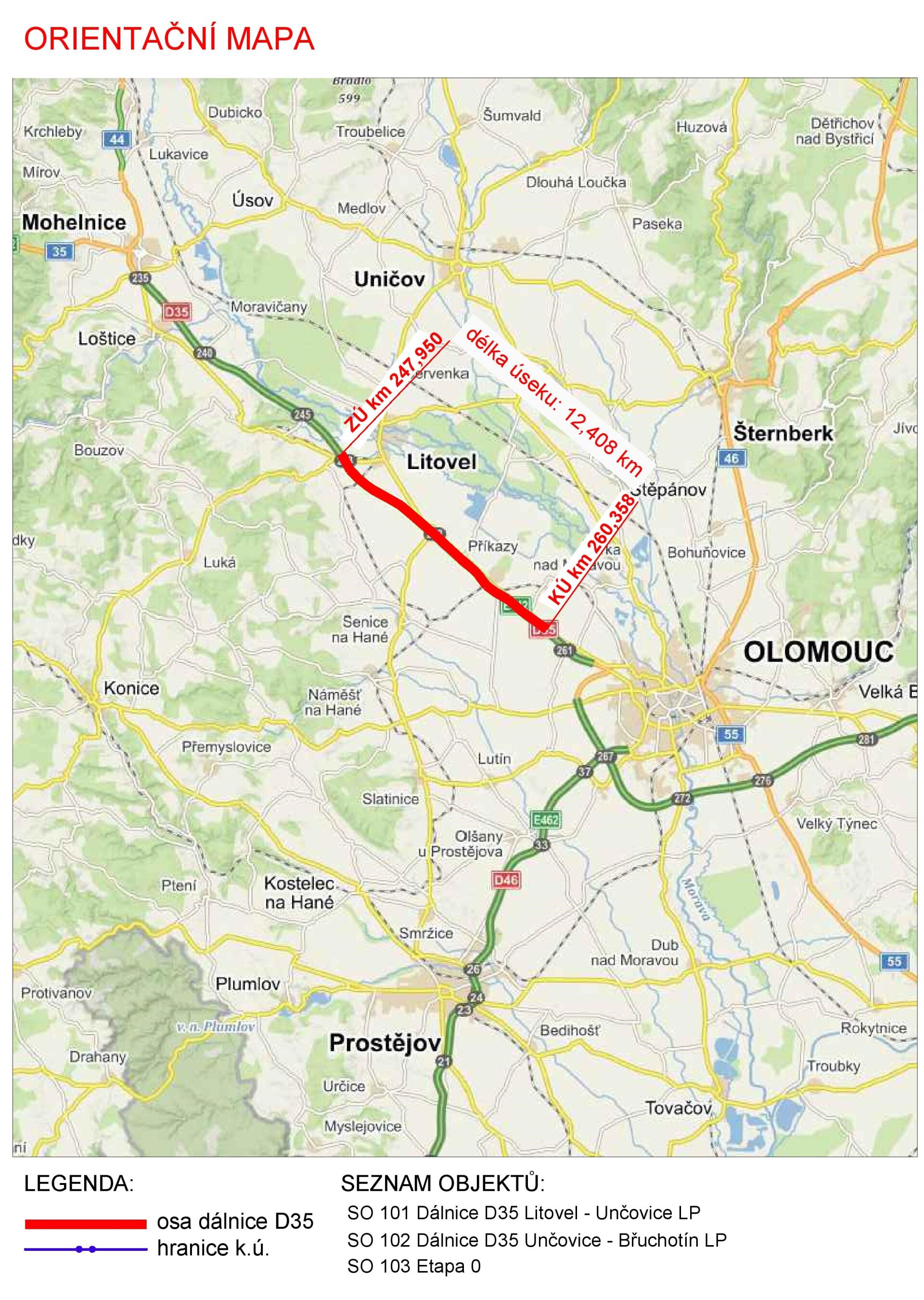 Zdroj: ŘSD Olomoucký kraj