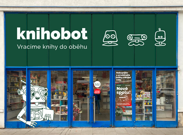 Na Legionářské otevřel Knihobot, foto: Knihobot.cz
