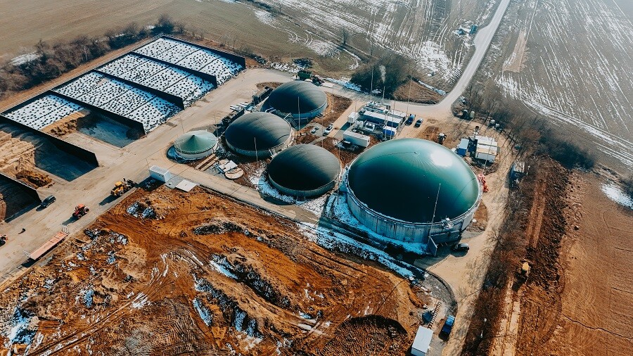 Biometanová stanice, Krakořice, zdroj: OMNIS