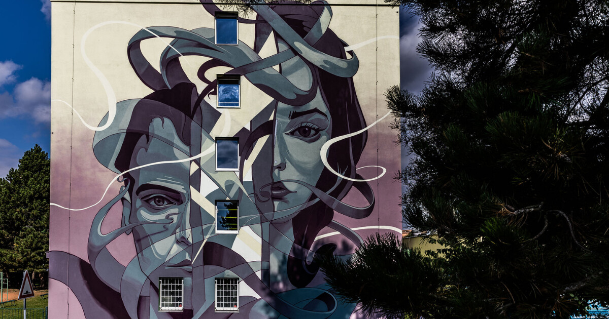 Murál vytvořený na letošním ročníku Street Art Festivalu. Zdroj: Street Art Festival