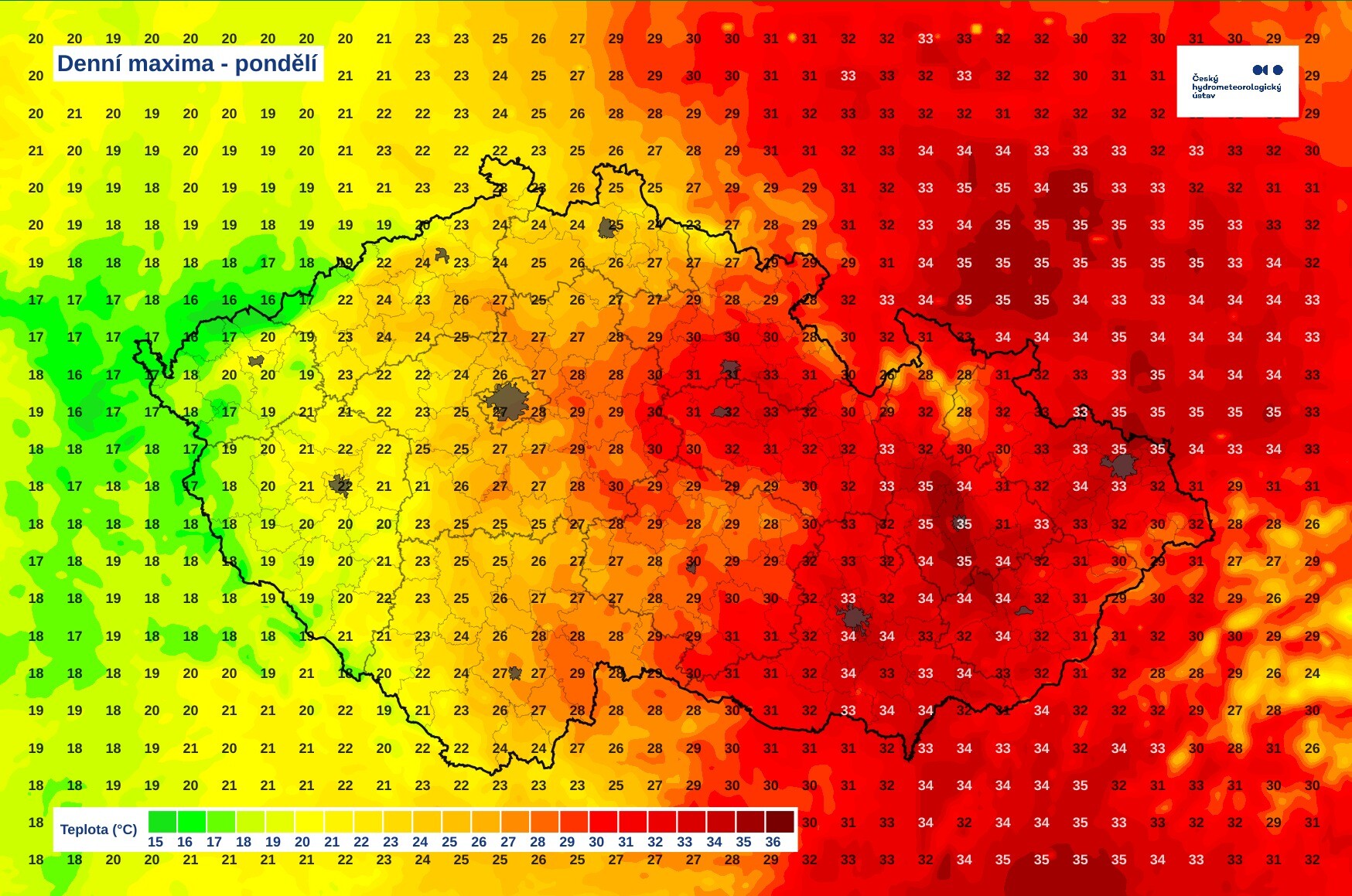 Zdroj: ČHMÚ