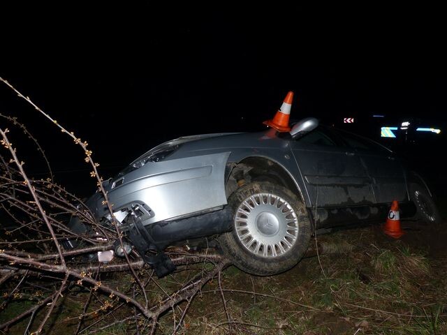 Dopravní nehoda v Mikulovicích. Zdroj: Policie ČR