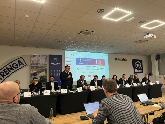 Martin Major na Olomouckém dopravním fóru, zdroj: Olomoucký Report