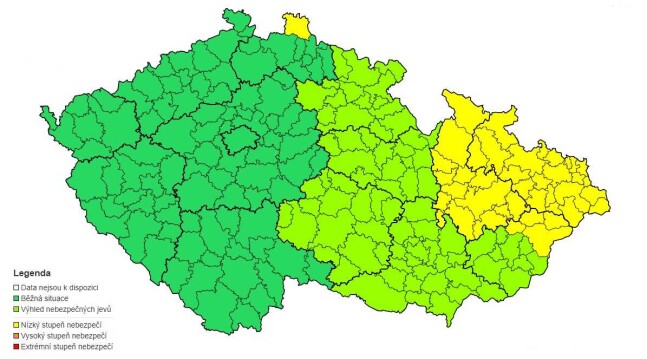 zdroj: Český hydrometeorologický ústav