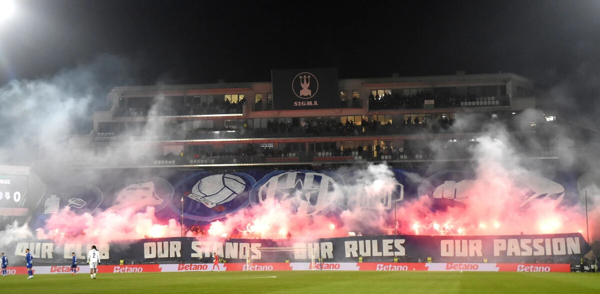 Ze zápasu Sigmy proti Lausanne, foto: Report