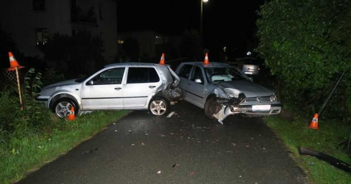 Včerejší nehoda ve Zlatých horách | foto Policie ČR