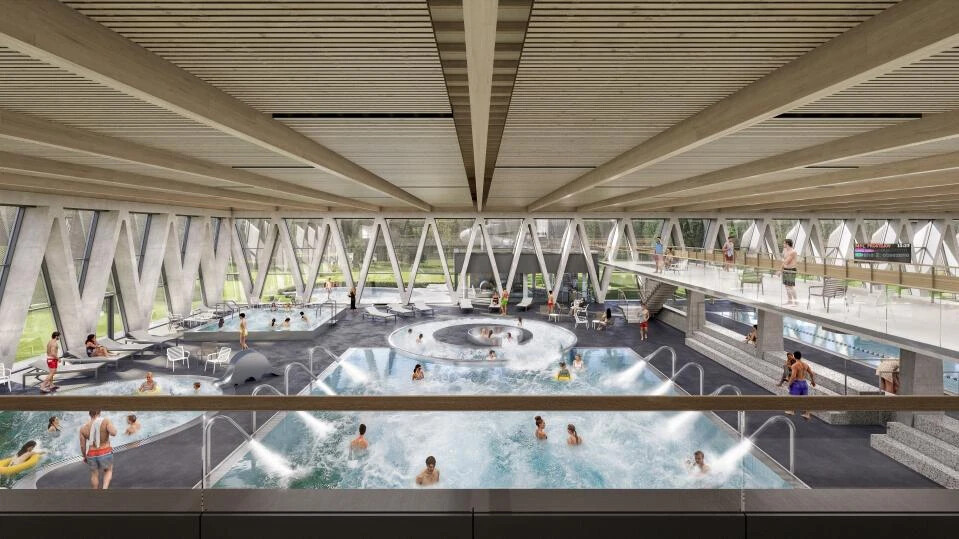 Vizualizace nového aquacentra, zdroj: město Prostějov