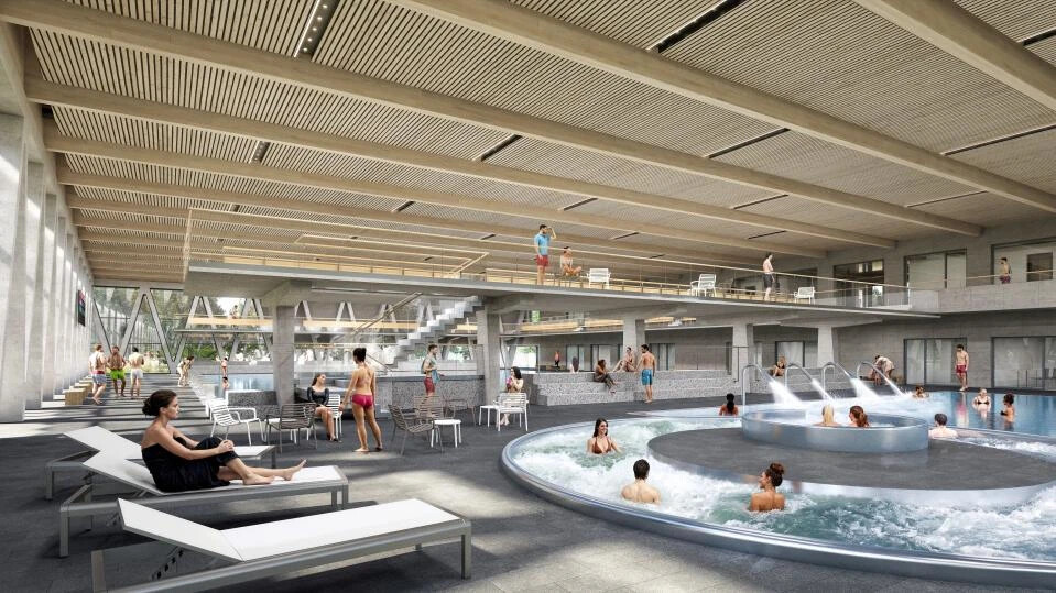 Vizualizace nového aquacentra, zdroj: město Prostějov