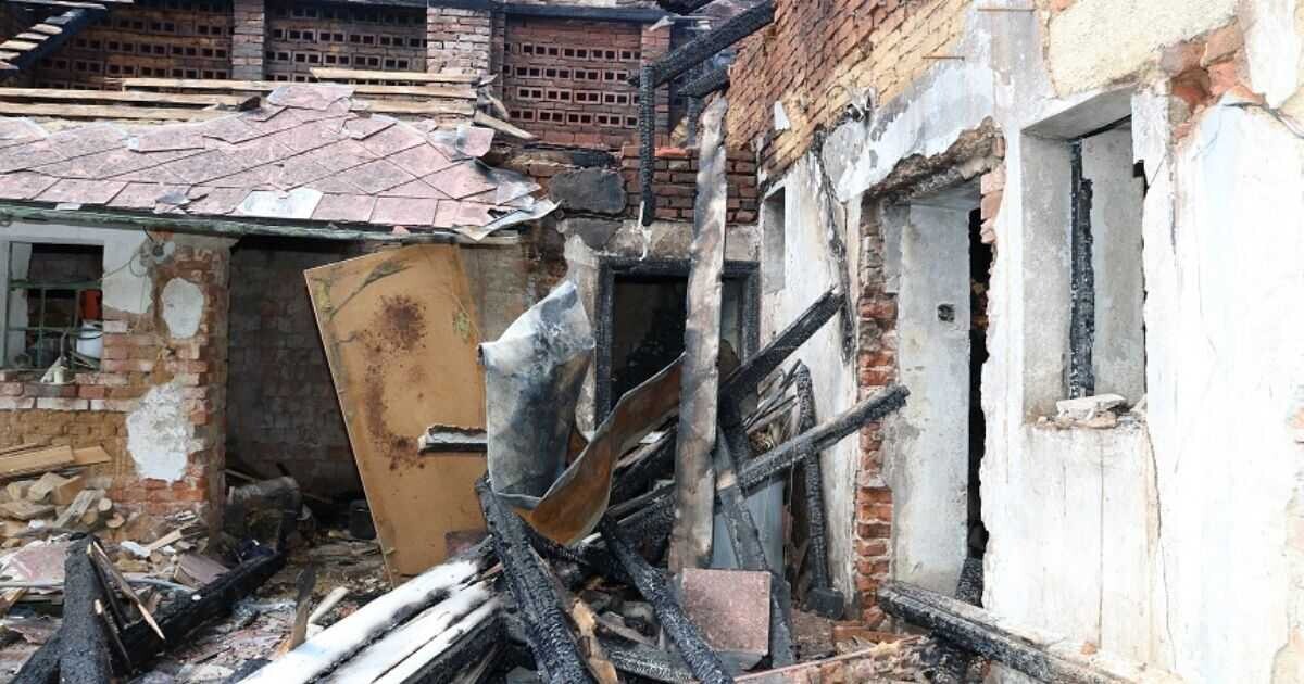 dům po uhašení požáru | foto Policie ČR