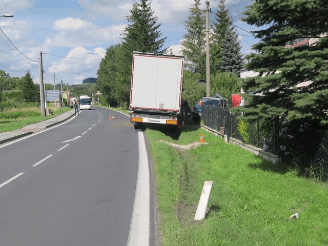 výsledek tragické nehody na Jesenicku | foto Policie ČR
