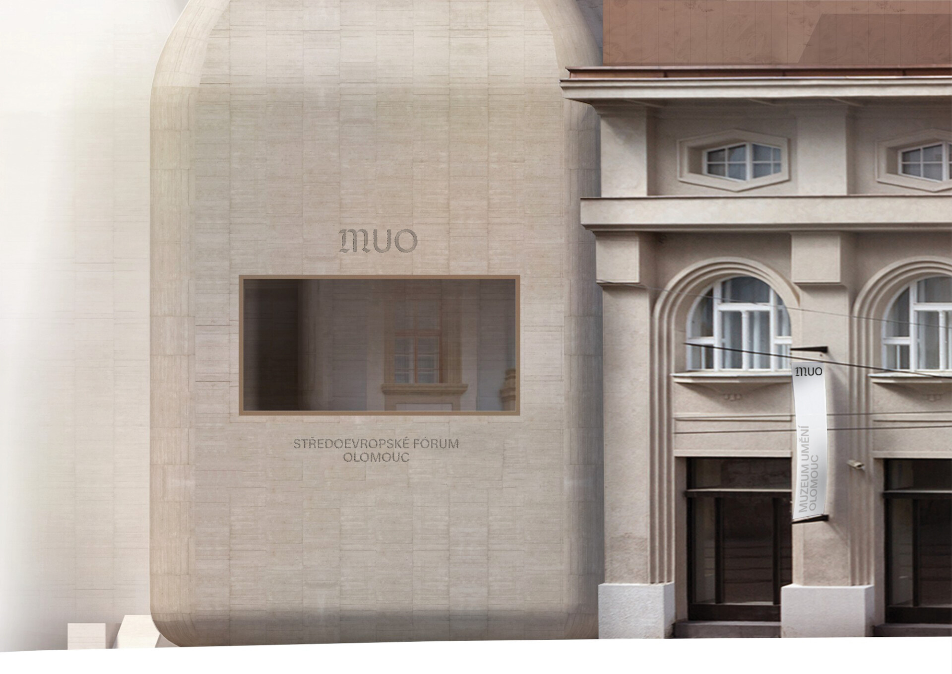 Ukázka aplikace nového vizuálního stylu - architektura | Zdroj: Anežka Hrubá Ciglerová, Nikola Wilde a Richard Wilde/Czechdesign