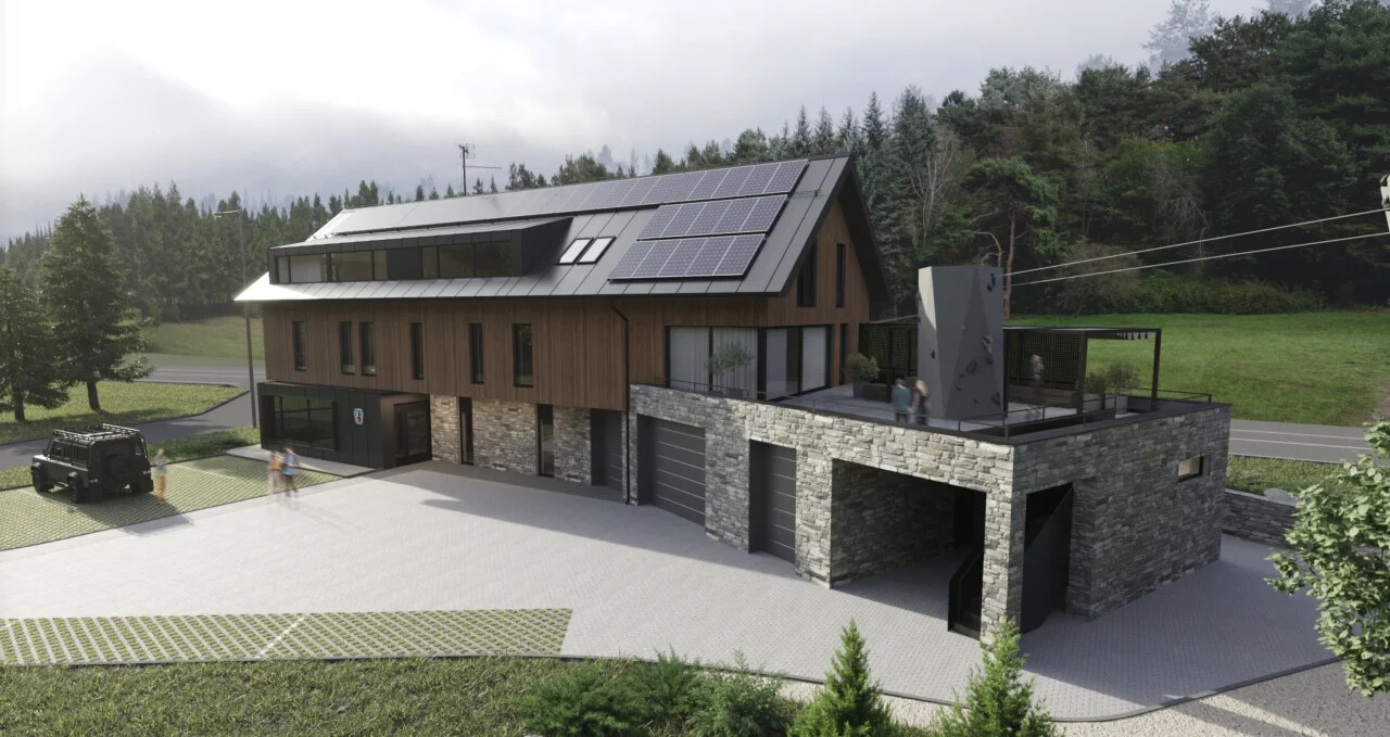 Vizualizace nových sídel pro horské záchranáře, zdroj: HS ČR