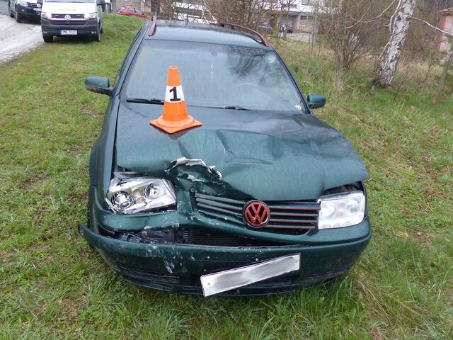 Dopravní nehoda v Javorníku. Zdroj: Policie ČR