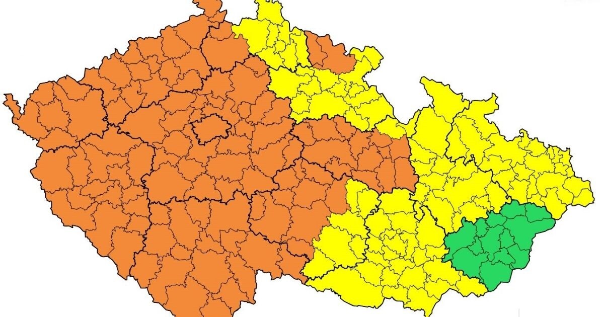 Zdroj: Platnost výstrahy ČHMÚ