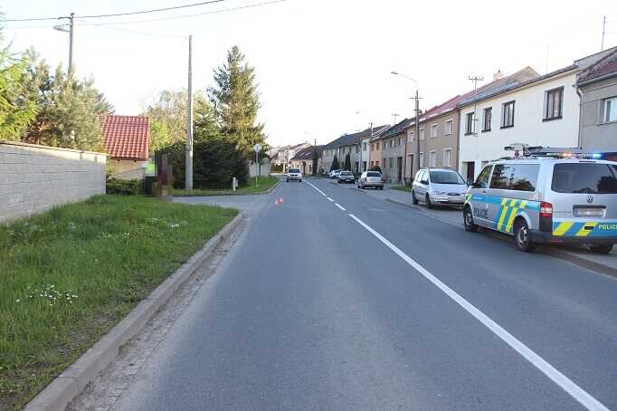 Místo dopravní nehody, foto: Policie ČR