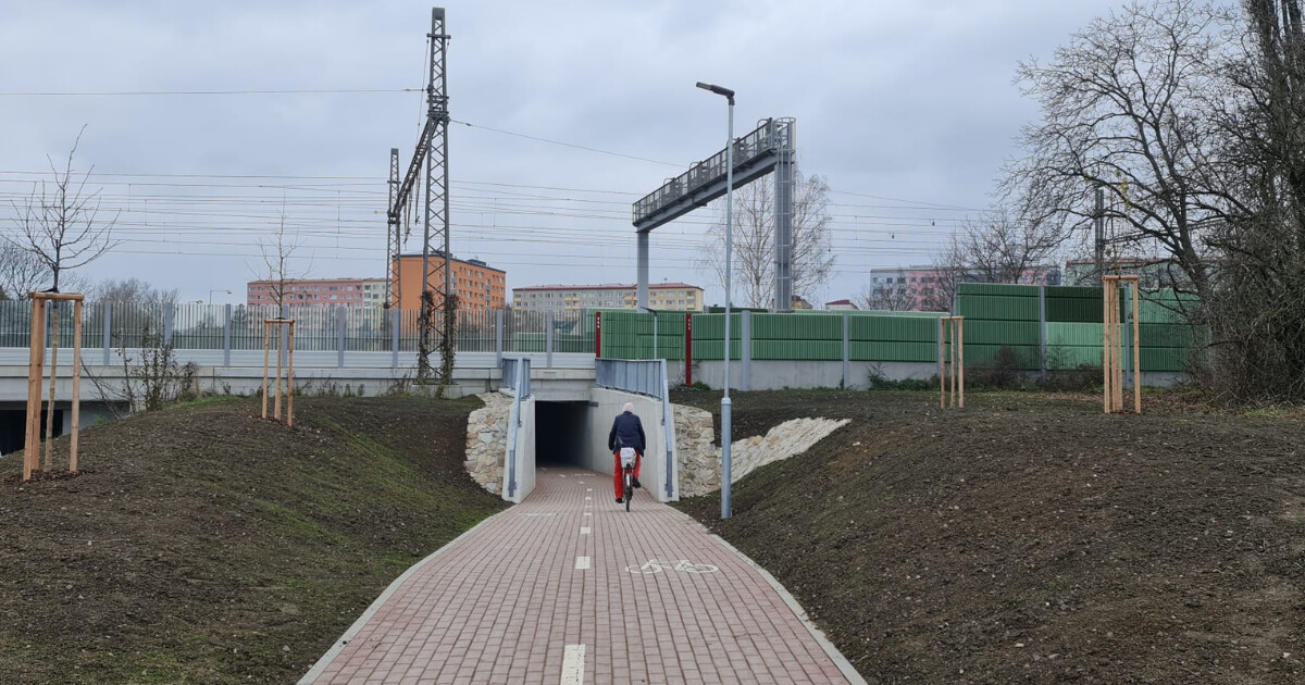 Cyklotubus v Přerově, zdroj: sociální síť Tomáše Navrátila