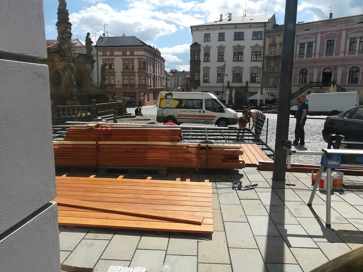 Přípravy na otevření zahrádek v Olomouci | foto: Olomoucký Report