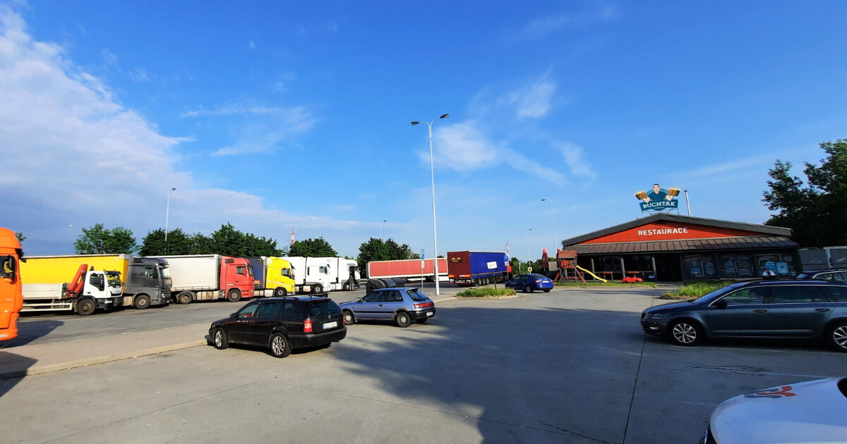 Současný stav odpočívky na D35, zdroj: ŘSD