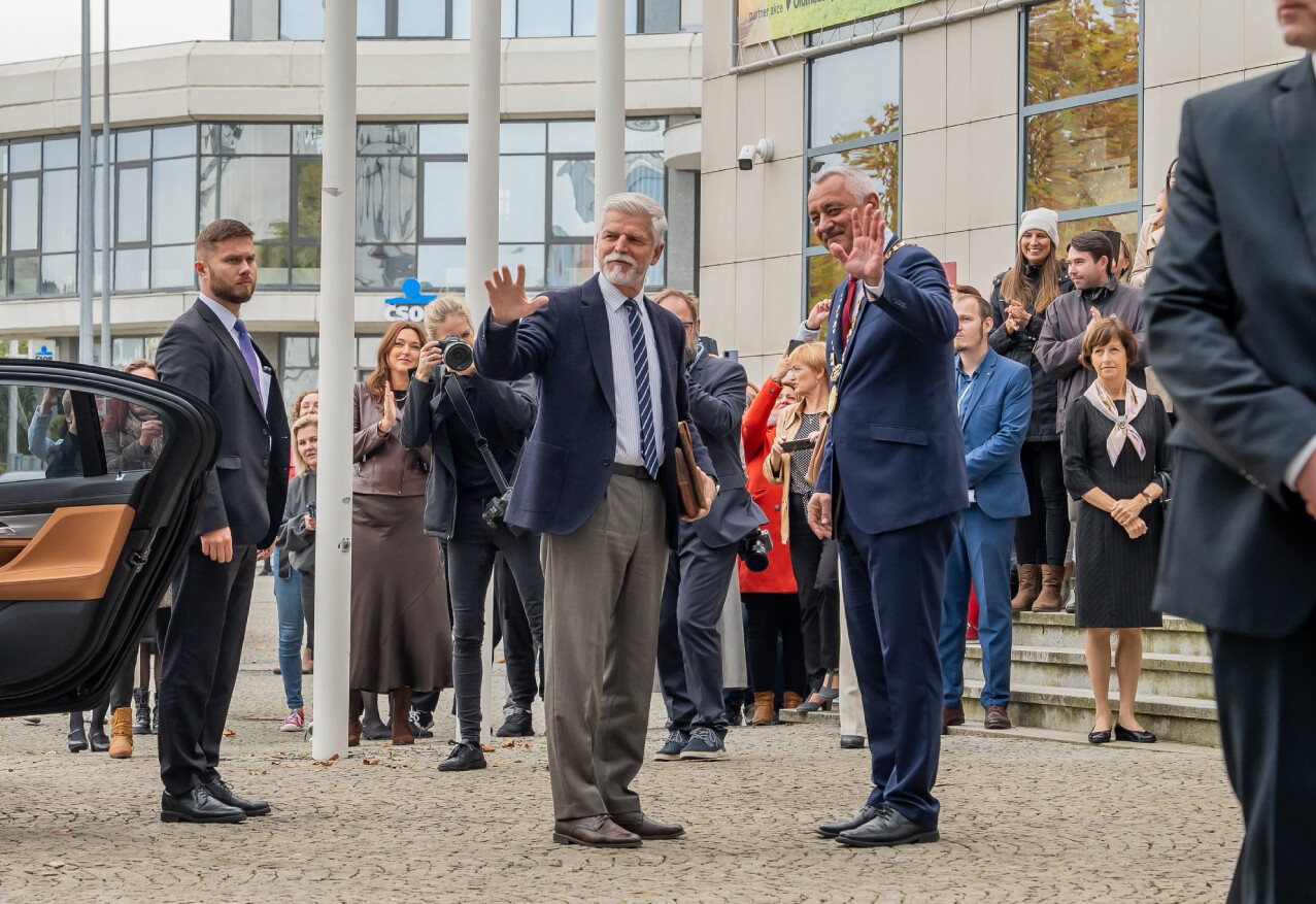 Petr Pavel na návštěvě Olomouckého kraje; Zdroj: X Josefa Suchánka