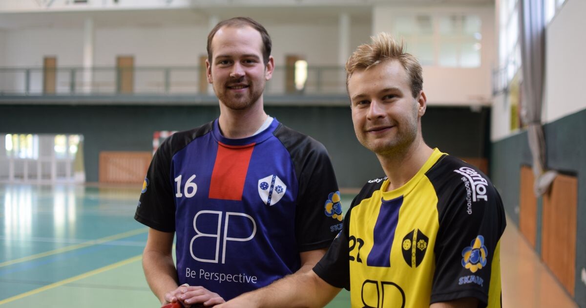 Václav Venkrbec (vlevo), Dominik Palásek (vpravo); zdroj: Olomoucký Report 