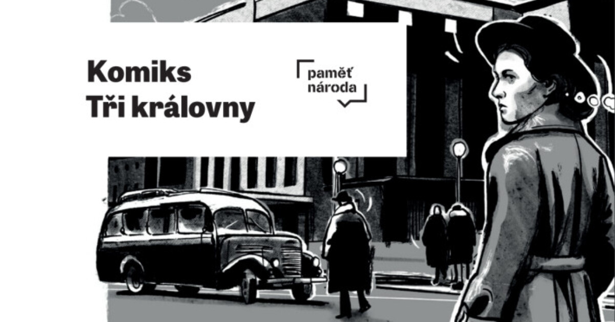Komiks Tři královny. Zdroj: Paměť národa