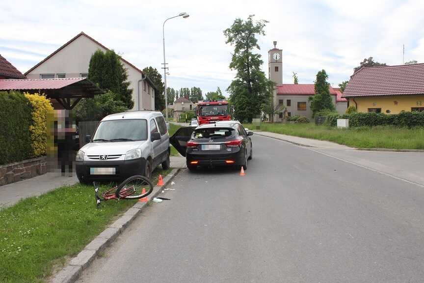 Dopravní nehoda v Olomouci-Černovíře, foto: Policie ČR
