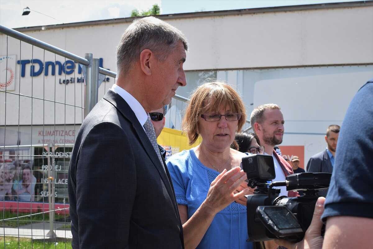 Premiér Andrej Babiš během návštěvy Olomouce v roce 2021, ilustrační foto: Olomoucký Report