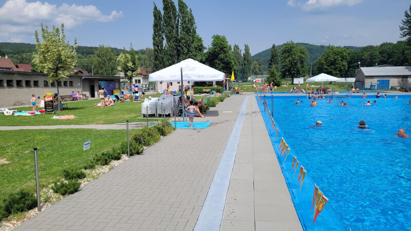 Koupaliště Bělkovice-Lašťany; zdroj: Mapy.cz
