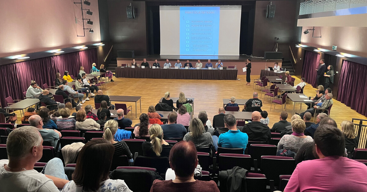 Setkání s místními, zdroj: město Šternberk