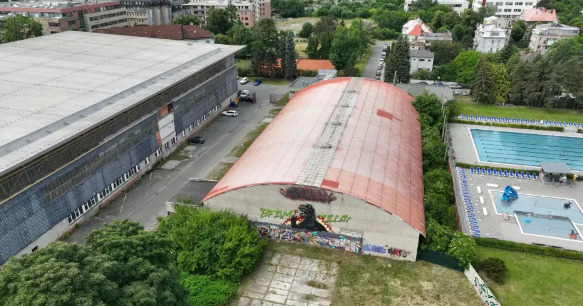 Chátrající malá hala, zdroj: město Olomouc
