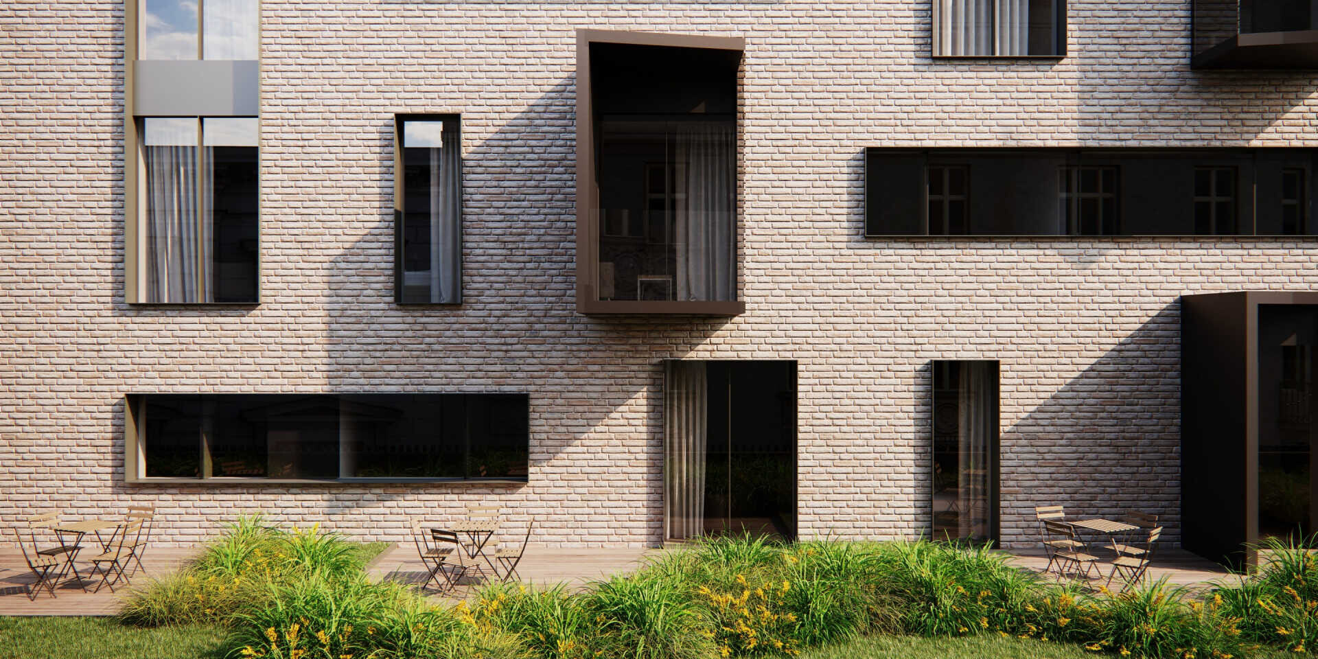Bývalou Jednotu na třídě Svobody čeká přestavba, vizualizace: atelier-r