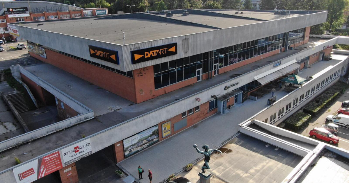 DATART hala ve Zlíně, zdroj: Mapy.cz