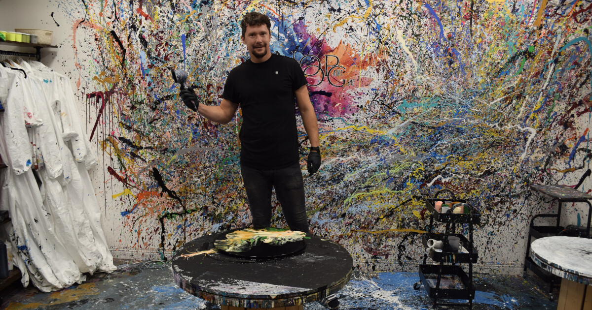 Vilém Burian ve svém ateliéru NopNog, foto: Olomoucký Report