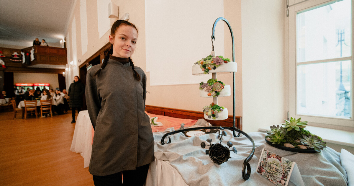 Vítězka soutěže O Priessnitzův dortík, zdroj: Olomoucký kraj / Martin Chromek