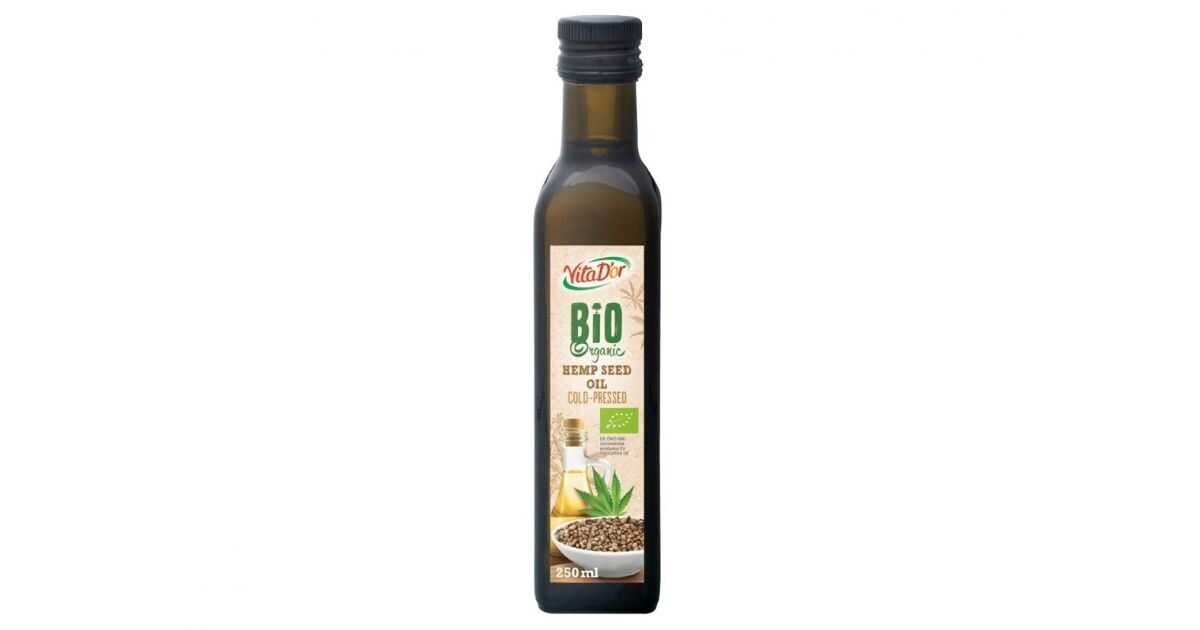 Bio konopný olej „Vita D‘or“, foto: Lidl