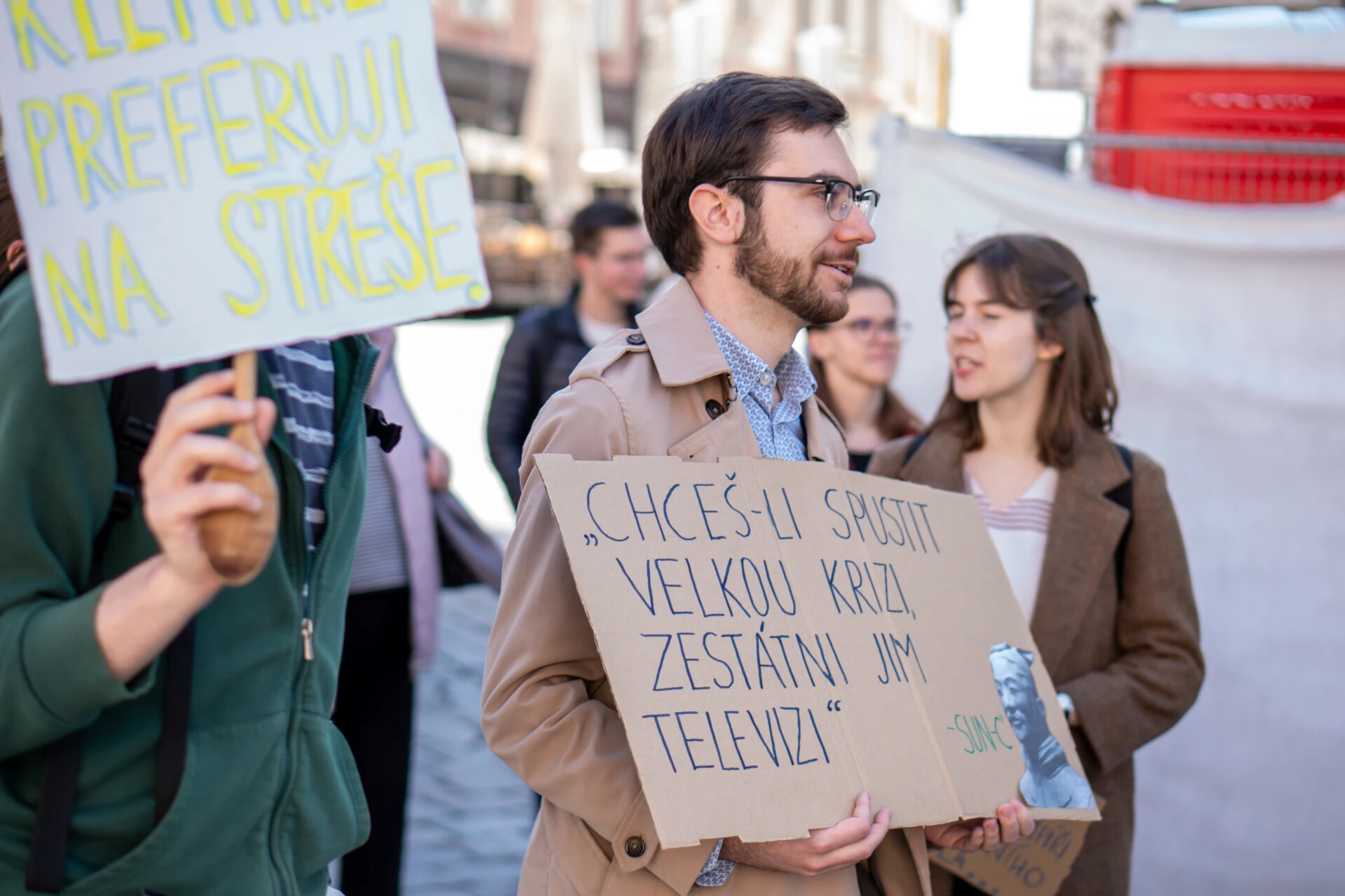 Z akce Stojíme za kulturou, která se konala v Olomouci. Foto: Report.cz