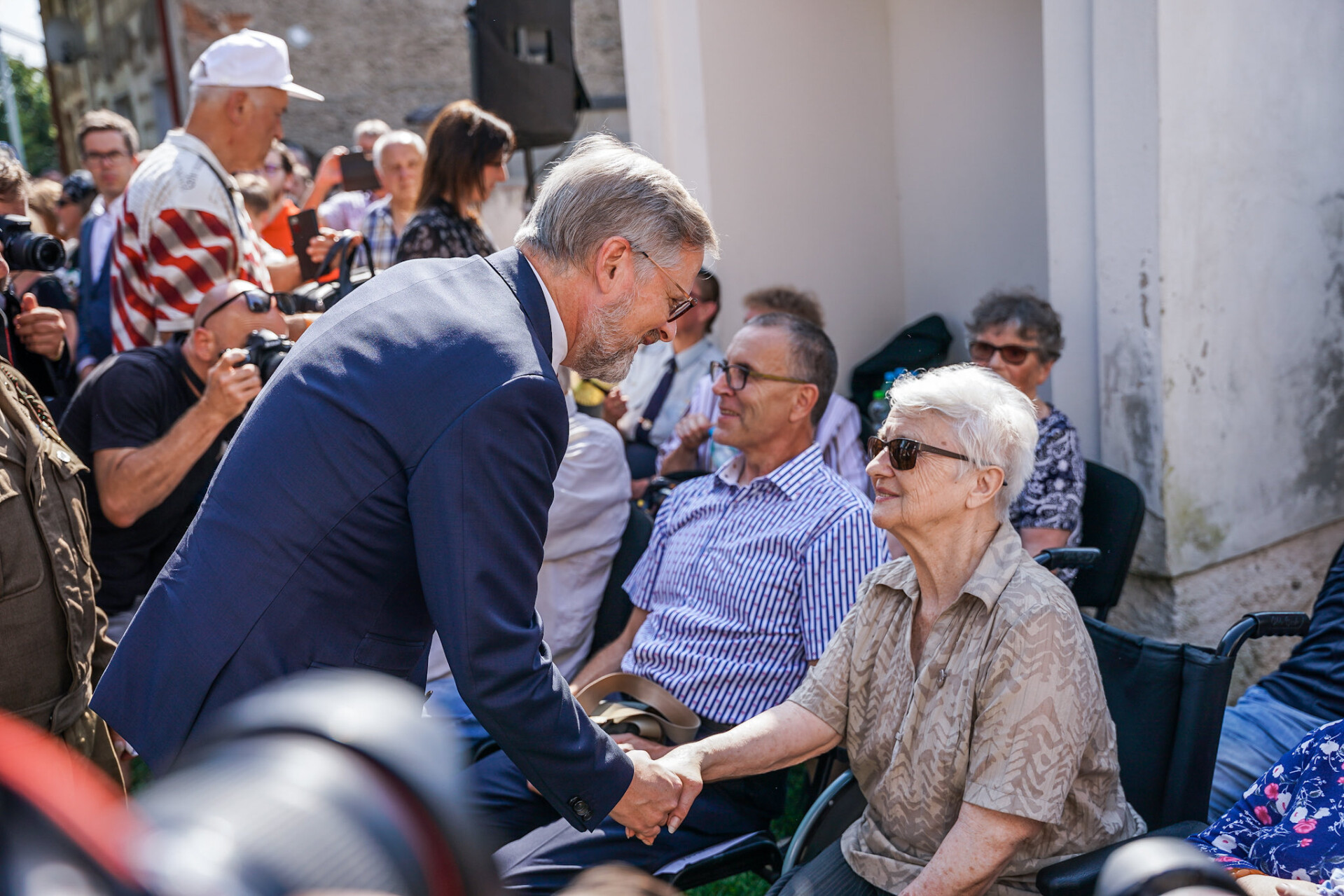 Petr Fiala (ODS) a Zdena Mašínová, zdroj: Petr Fiala, sociální síť X