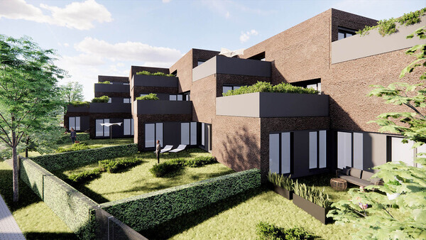 Vizualizace projektu Rezidence Glazarová, zdroj: Artera Atelier