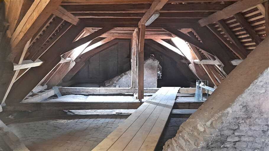Truhlářské prvky pod střechou Vlastivědného muzea v Olomouci, foto: VMO
