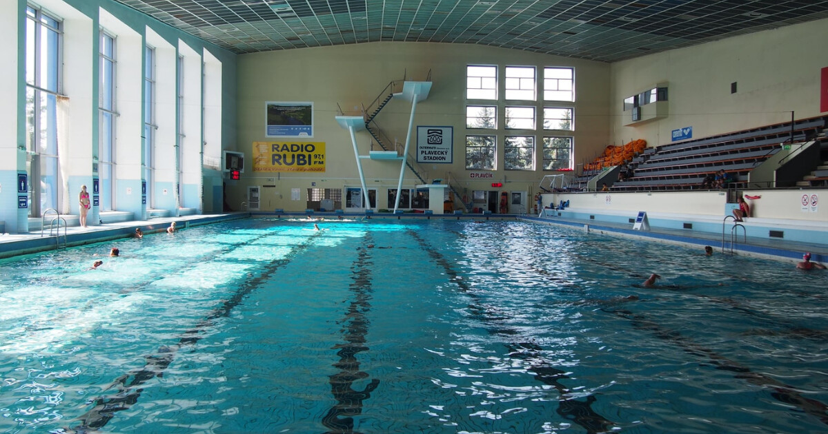 Krytý bazén, zdroj: Plavecký stadion Olomouc