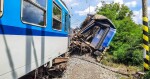 Srážka vlaků v Němčicích nad Hanou | foto: Drážní hasiči Přerov